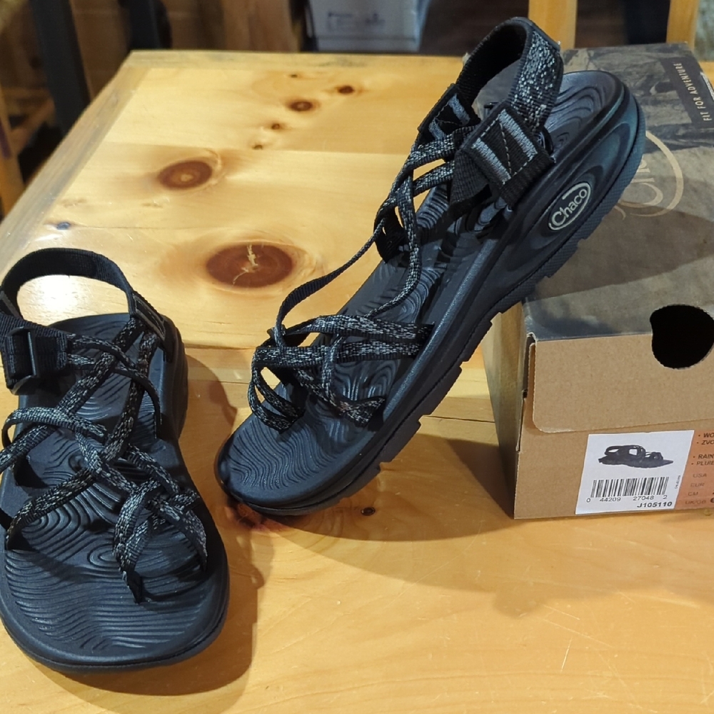 Chaco Women's Black ZVOLV X3 Textured Sandals